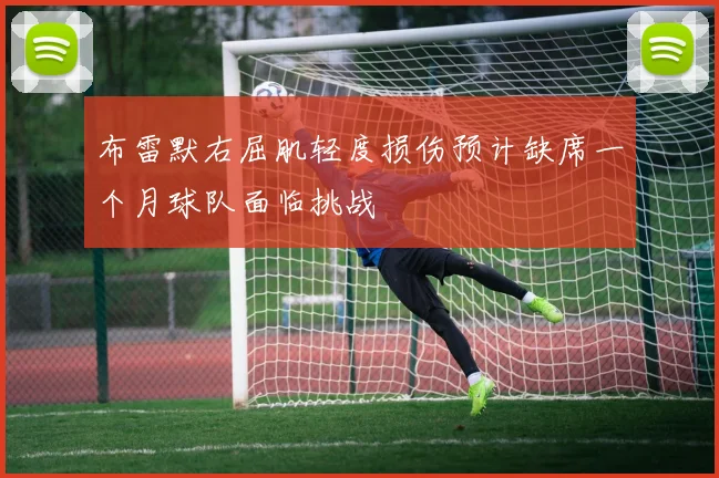 布雷默右屈肌轻度损伤预计缺席一个月球队面临挑战